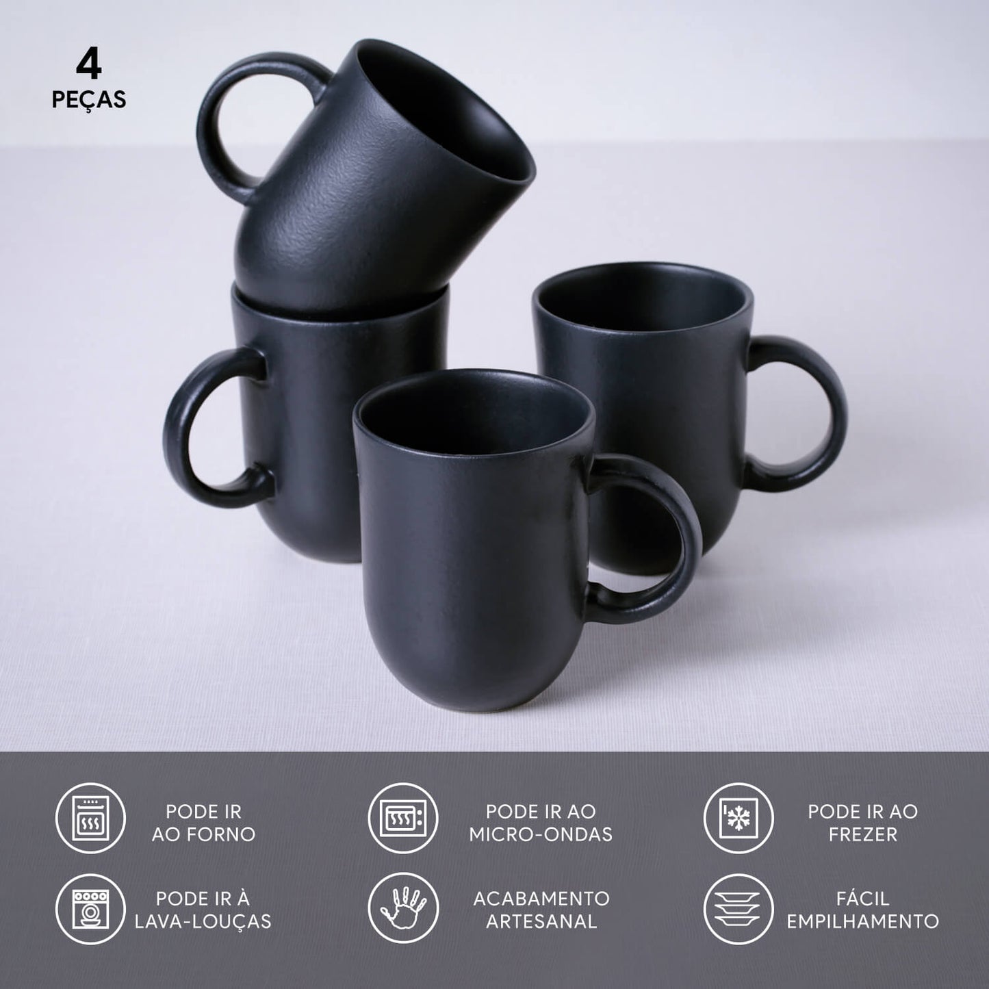 Matte Black Mug