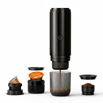 Portable 3-in-1 Espresso Machine with Self-Heating-0