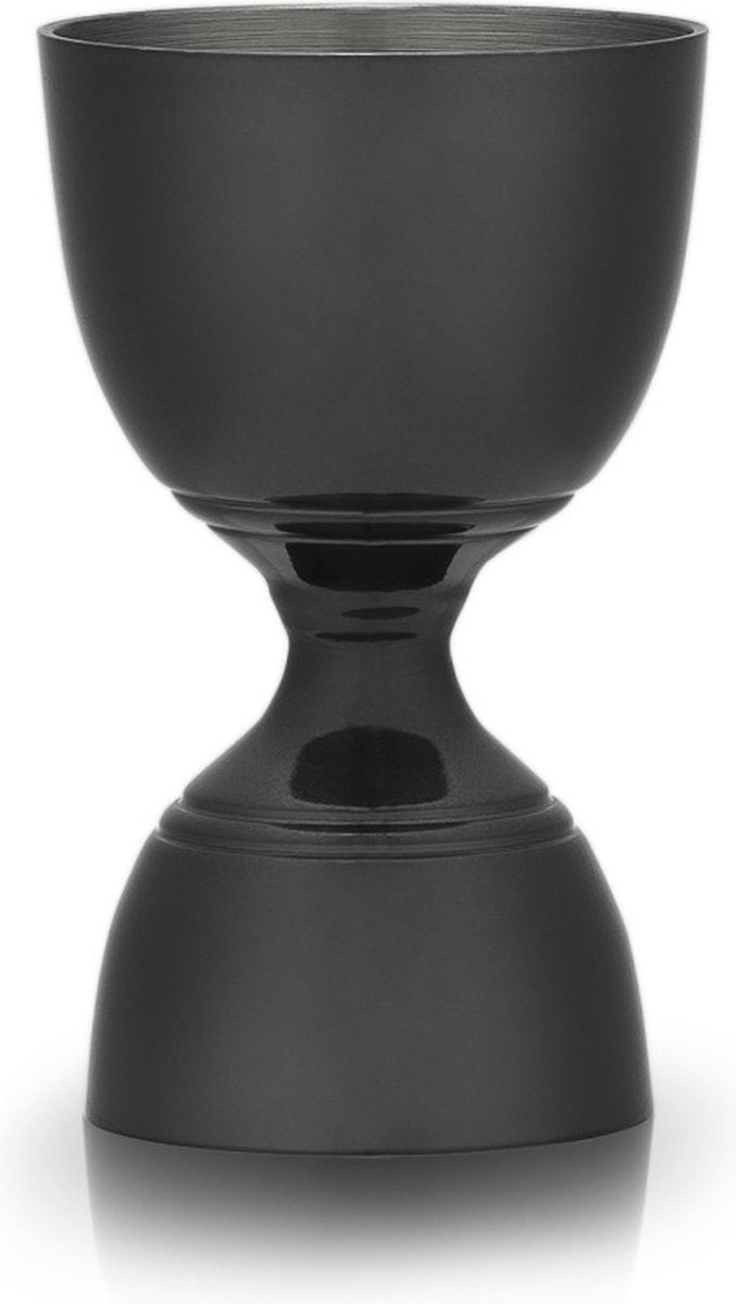 Viski canterbury jigger - stainless steel - 30 60ml - gunmetal-0