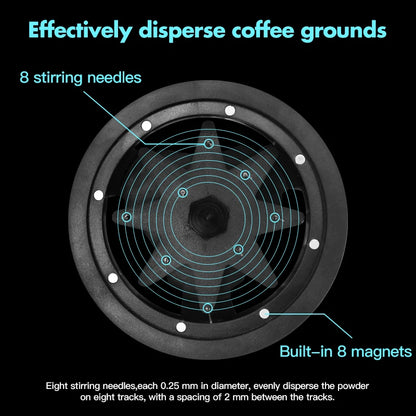 Alikisscafe WDT Tools Rotary Coffee Stirrer Needle Distributor 51mm