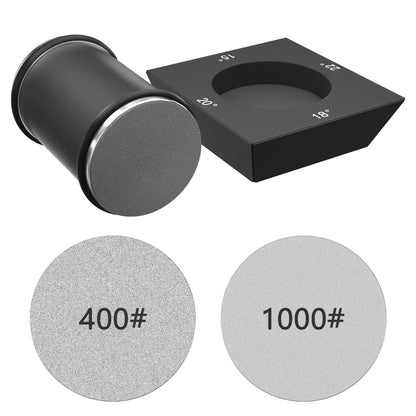 NNEOBA 4-Sided Rolling Knife Sharpener Diamond Sharpening Stone Black-2