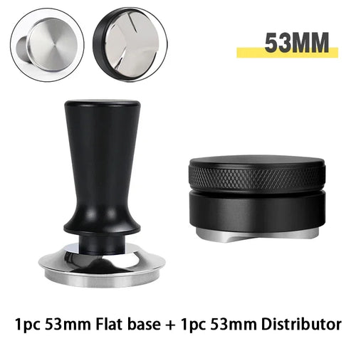 Coffee Tamping Station Distributor Tamper Set For 51mm 54mm 58mm