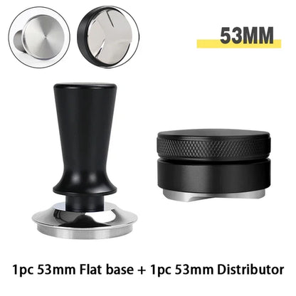 Coffee Tamping Station Distributor Tamper Set For 51mm 54mm 58mm