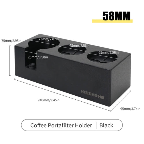 Coffee Tamping Station Distributor Tamper Set For 51mm 54mm 58mm