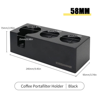 Coffee Tamping Station Distributor Tamper Set For 51mm 54mm 58mm