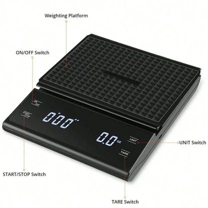 Auto Timer Coffee Scale 0.1g-2