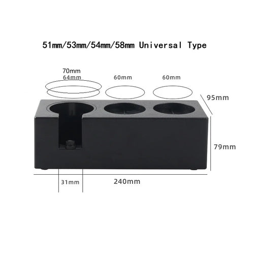 Coffee Tamping Station Distributor Storage Seat For 51mm 53/54mm 58mm