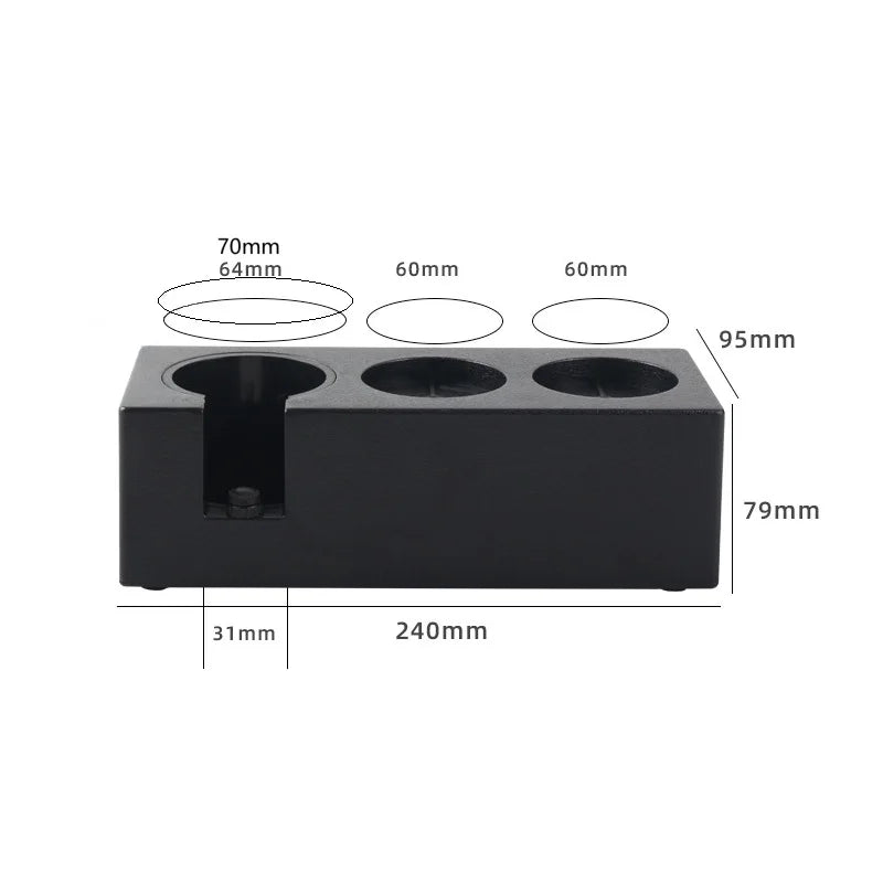 Coffee Tamping Station Distributor Storage Seat For 51mm 53/54mm 58mm