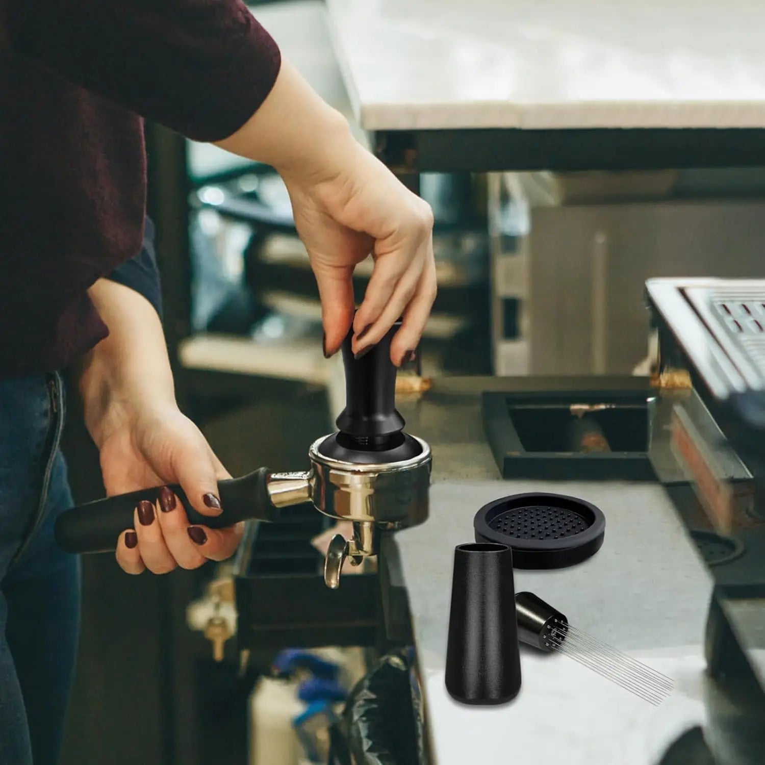 51/58mm Stainless Barista Kit-3