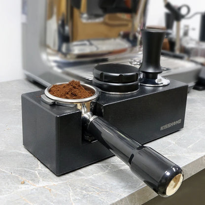 Coffee Tamping Station Distributor Tamper Set For 51mm 54mm 58mm