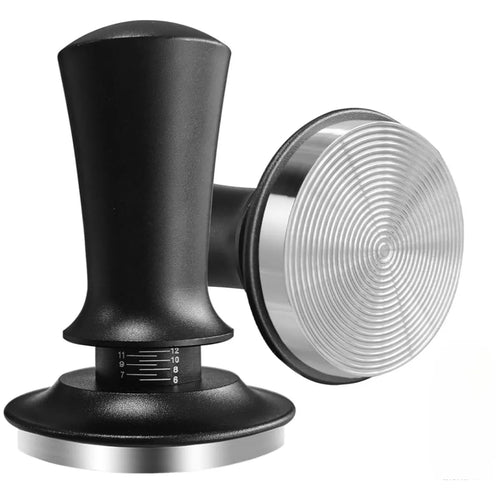 51/ 53/58mm Black Coffee Hand Tamper Stainless Steel Base Professional