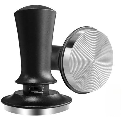 51/ 53/58mm Black Coffee Hand Tamper Stainless Steel Base Professional