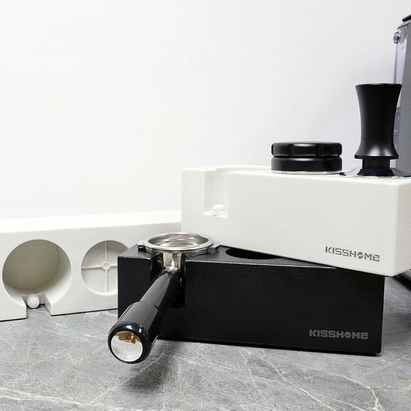 Coffee Tamping Station Distributor Tamper Set For 51mm 54mm 58mm