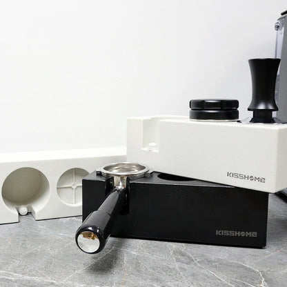 Coffee Tamping Station Distributor Tamper Set For 51mm 54mm 58mm