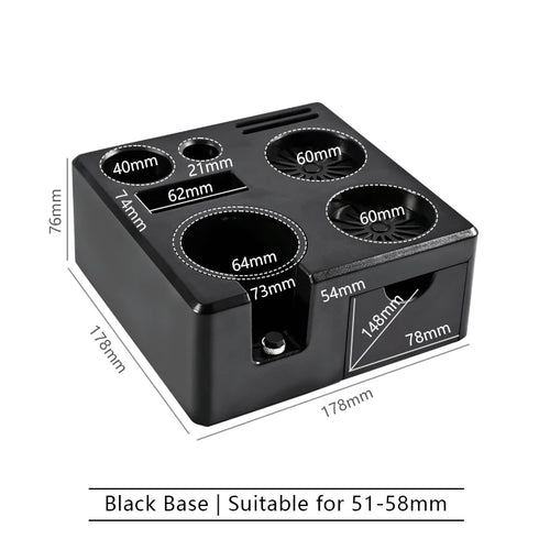 51 54 58mm Coffee Portafialter Holder Tamping Station Organizer Stand