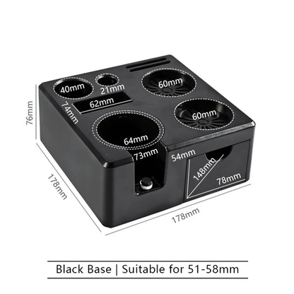 51 54 58mm Coffee Portafialter Holder Tamping Station Organizer Stand
